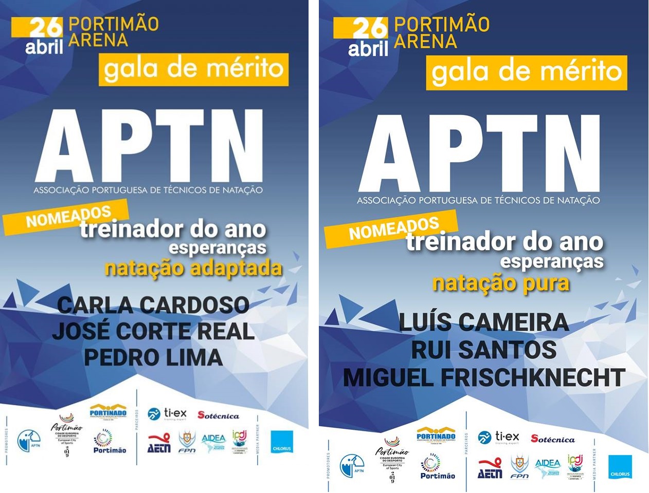 42º Congresso Técnico-Científico / XV Congresso Ibérico de Natação TREINADOR DO ANO/APTN