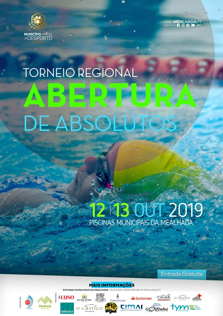 Torneio Regional de Abertura INF/ABS deu início à época 2019/2020 da ANCNP nas Piscinas Municipais de Mealhada