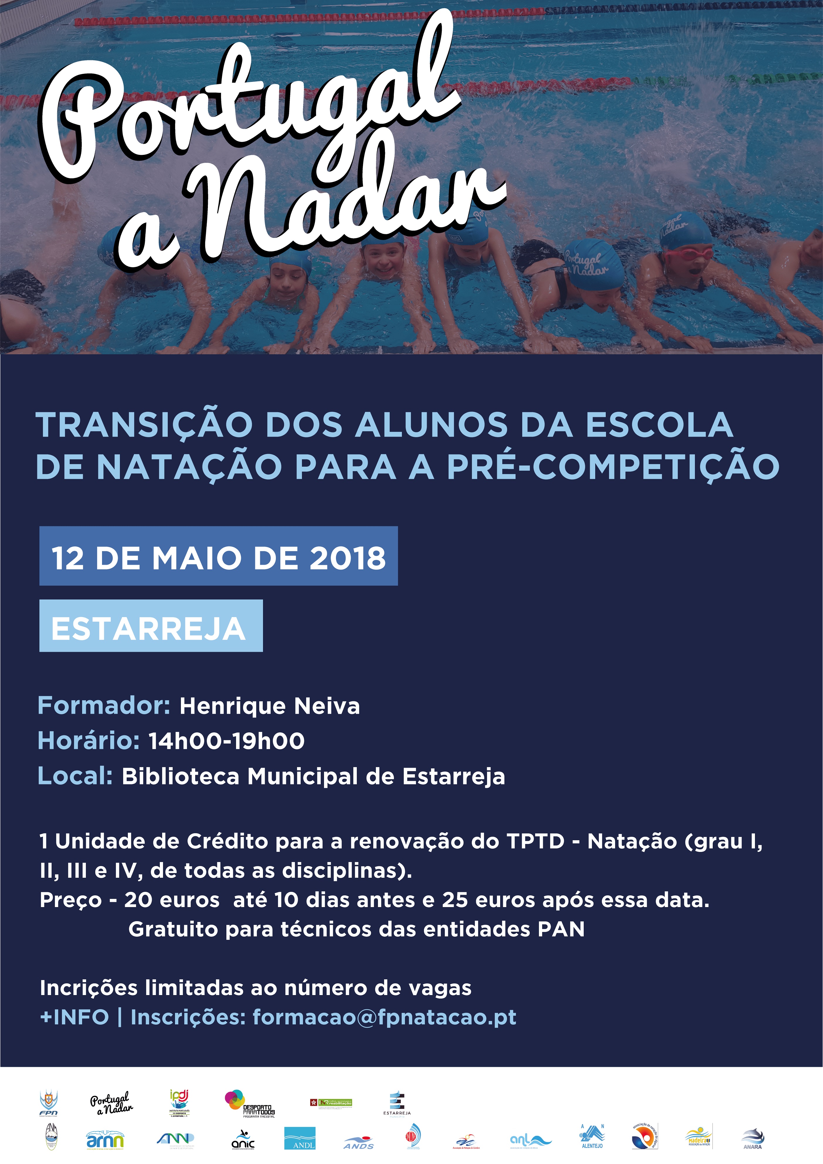 Formação Portugal a Nadar em Estarreja